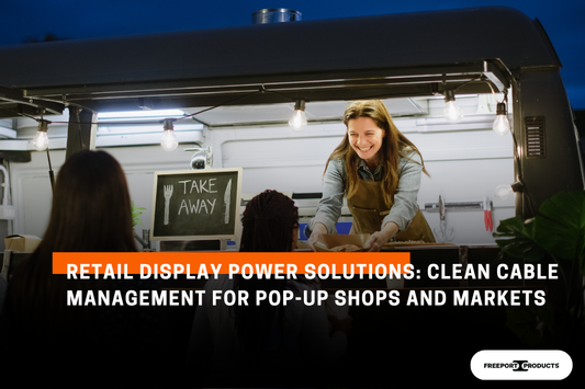 Retail Display Power Solutions: Clean Cable Management for Pop-Up Shops and Markets
